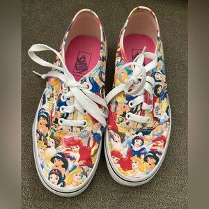 VANS Disney Princess Tie Sneakers, Women’s Size 7